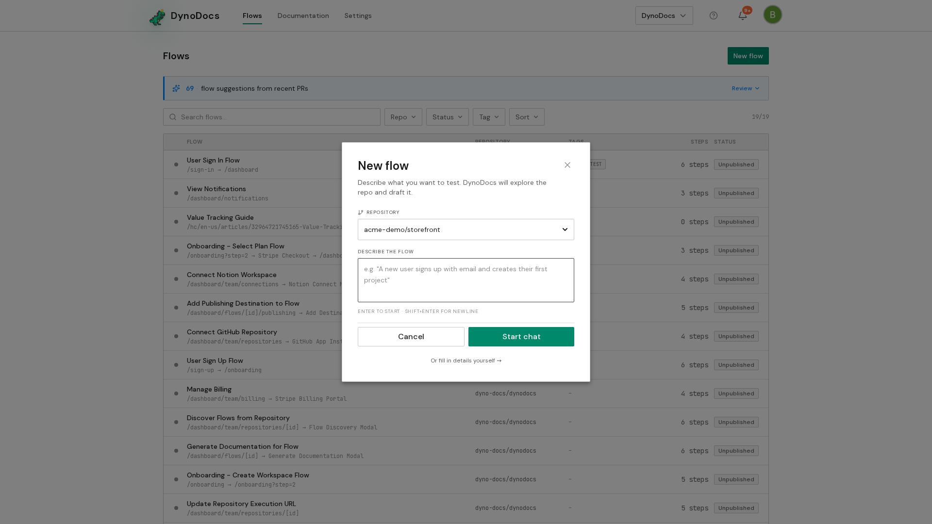Step screenshot