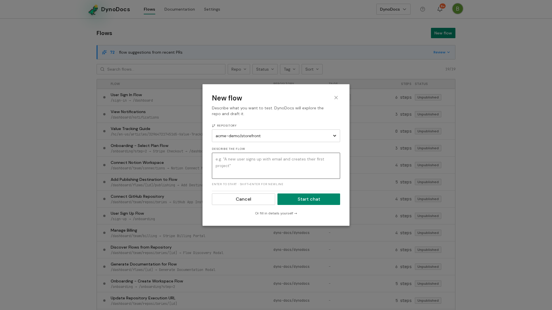 Step screenshot