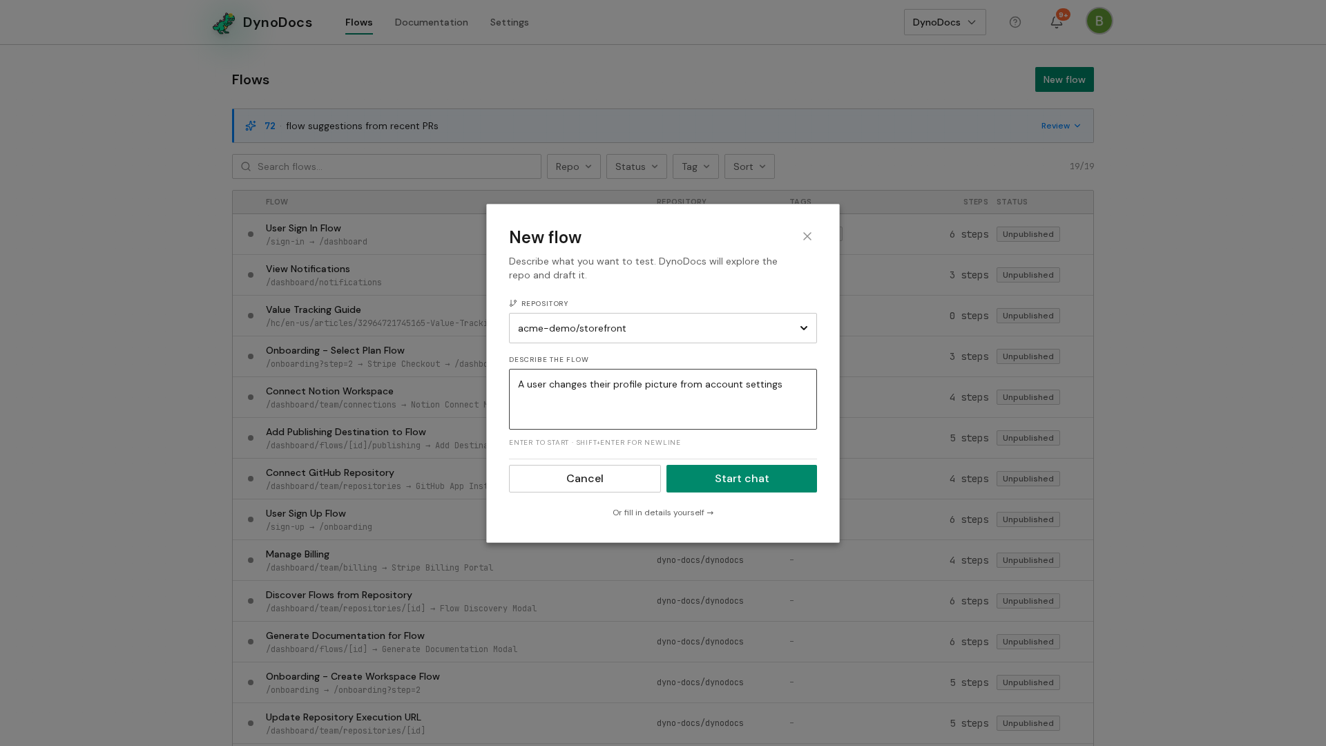 Step screenshot